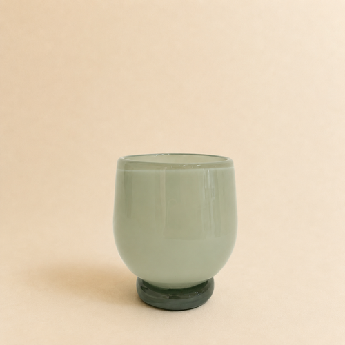 Sage green glass