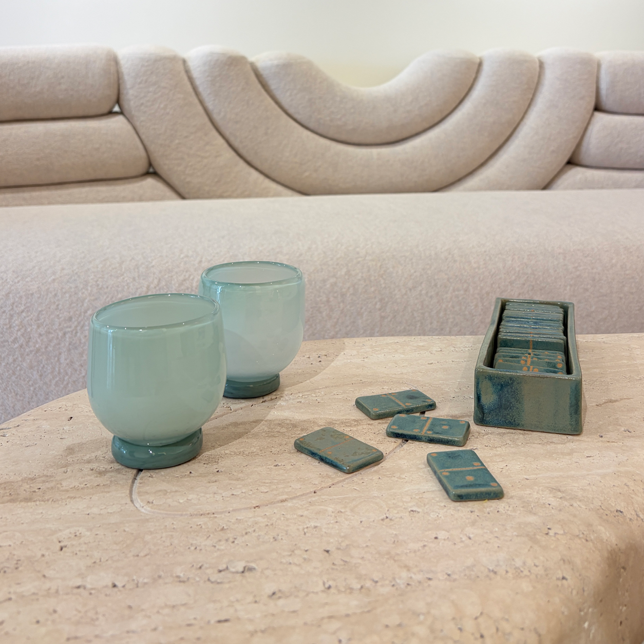 Stoneware Dominoes