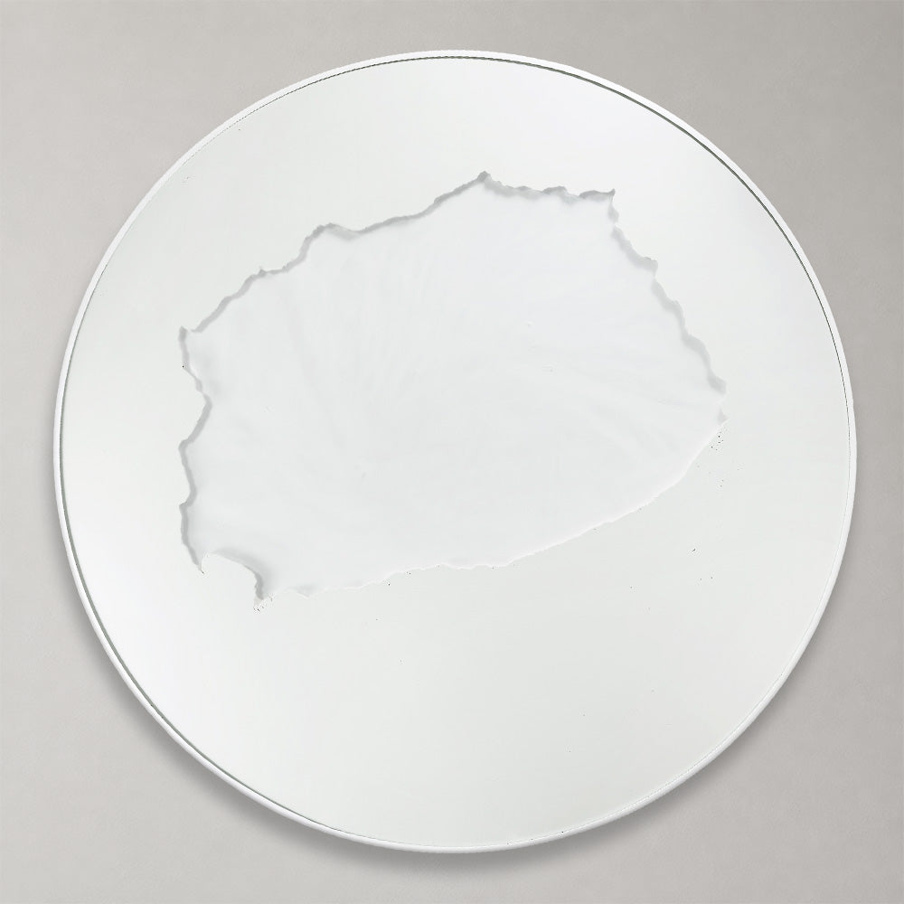 Cercle Blanc Métallique