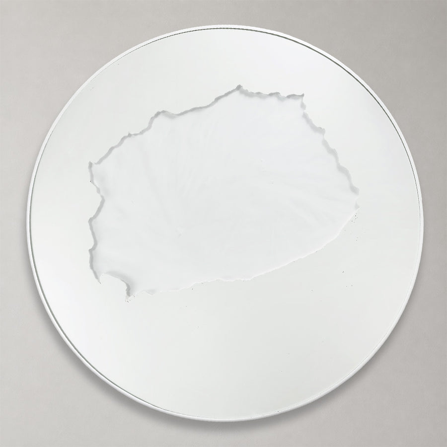 Cercle Blanc Métallique
