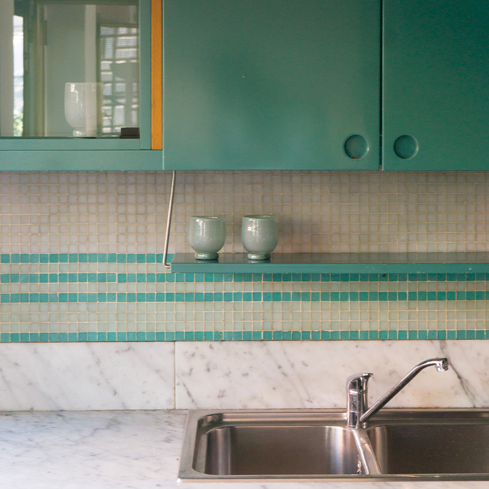 Sage green glass