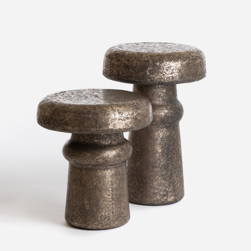 Cèpe stools - bronze